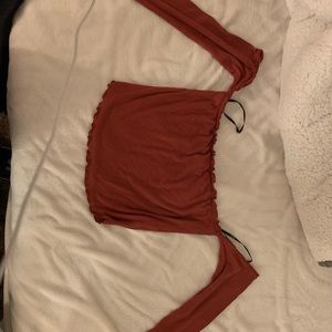 Forever 21 tube top with sleeves